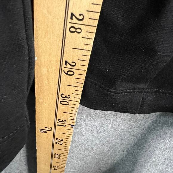 Attitudes by Renee Techno Crepe Blazer w/ Faux Leather Belt Black Size 2X - Picture 16 of 16